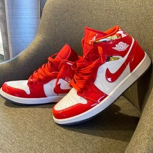 Nike Jordan 1 Mids Barcelona colorway